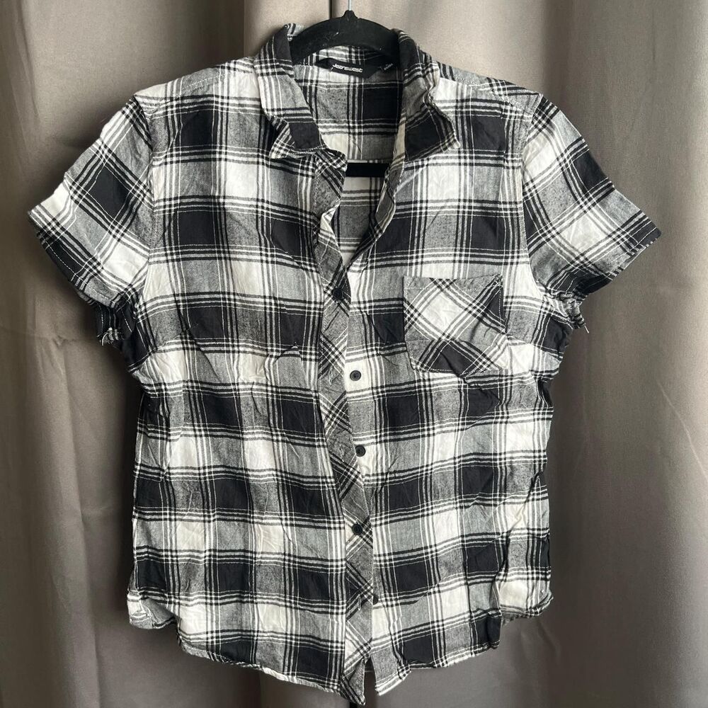 Women's Black and White Blouse